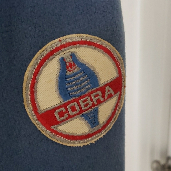 Vintage 60s Whiting Los Angeles Cobra Wool Leather Varsity Jacket Size 38 - Picture 4 of 11